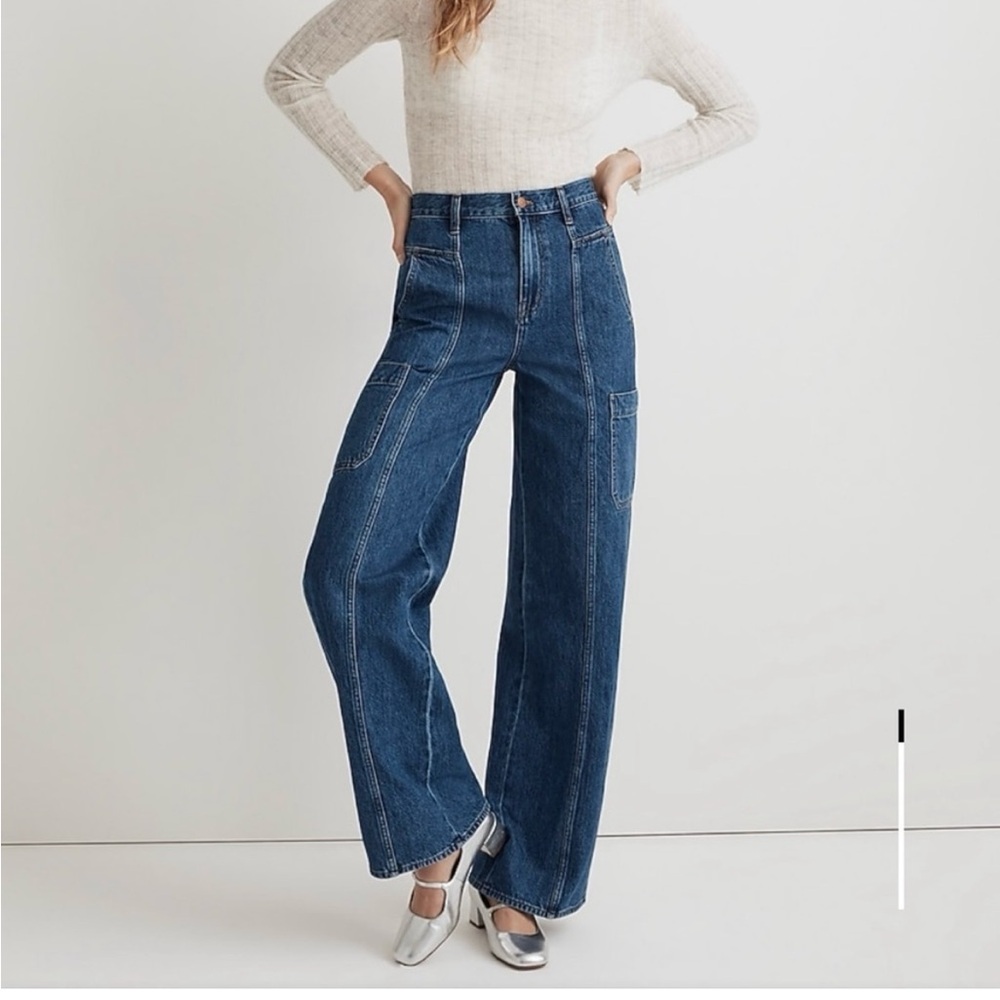 Madewell Dark Blue Flare Jeans